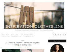 Tablet Screenshot of inspirationclothesline.com